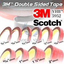 **10 Feet**Genuine 3M VHB #5952 Double-Sided Mounting Acrylic Foam Tape Adhesive