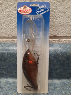 Mann's 30+ Plus Crankbait Double Stamped Made In USA!   Manns 30 Plus Manns 30 +