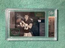 2004 Playoff Contenders FOOTBALL Eli Manning  RC  80/2000 BGS 9.5 GEM MINT