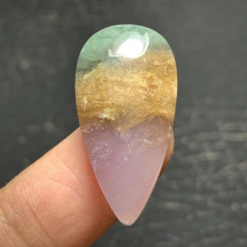 Opalized Coral Fossil Chalcedony Cabochon 27.5x14x6mm High Quality 19.5 ct - Picture 2 of 6