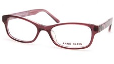 NEW Anne Klein AK 5050 603 BURGUNDY EYEGLASSES WOMEN FRAME 49-16-135mm B29mm