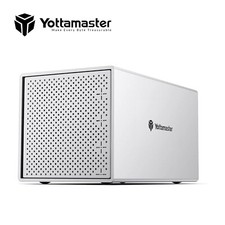 Yottamaster 2 4 5 Bay Hard Drive Enclosure USB3.0 Type C For 2.5" 3.5" SATA HDD