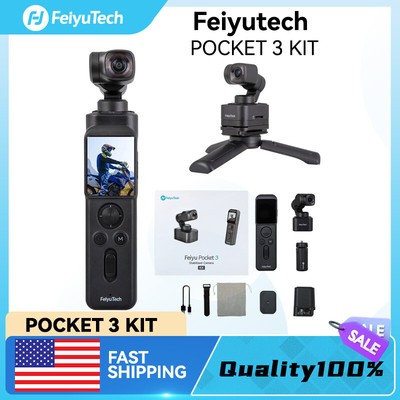 Feiyutech Pocket 3 kit Remote Handle Camera 4K 60FPS Camera with Handheld New