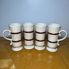 Four Hot Chocolate Ready For Holiday Mugs In Excellent Condition #B026