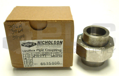 NEW SPENCE NICHOLSON 6575000 UNIFLEX PIPE COUPLING 1'' 304/FC GASKET SOCKET WELD