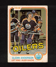 1981-82 GLENN ANDERSON #108 ROOKIE OPC Oilers HALL OF FAME Star KEY Hockey Card