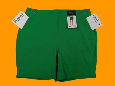 Rafaella - Women's - Stretch Comfort Waistband Shorts - RSBSE109 - Size: 18