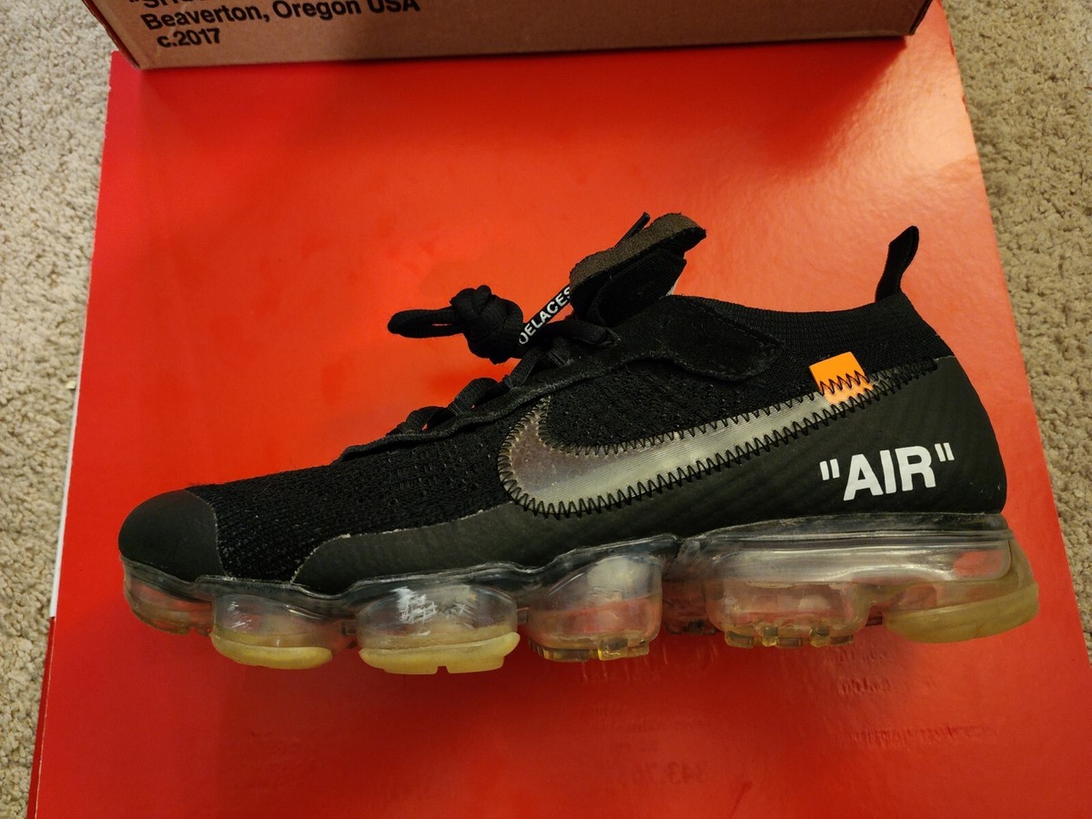 black off white vapor maxes