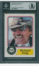 Richard Petty Signed 1988 Maxx Charlotte Racing #43 AUTO BGS Authentic