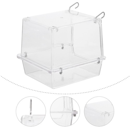 Papagei Automatische Badewanne vente Vogel Käfig Bad Befestigung Papagei Bad Barsch