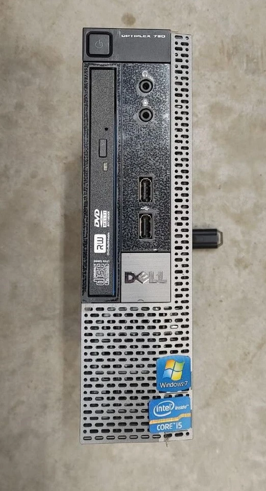 Dell OptiPlex 790 USFF Intel i5-2400S 4GB DDR3 WIN7COA No HDD - Image 2 of 4