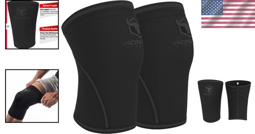 Unisex 7mm Neoprene Knee Sleeves - Durable Support for Weightlifting & CrossFit - Picture 2 of 7
