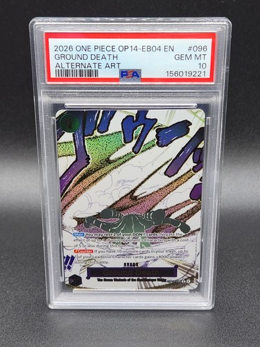 Ground Death (Alternate Art) graded PSA 10 for sale on eBay