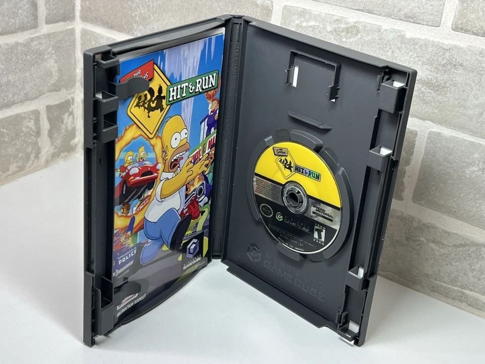 The Simpsons: Hit & Run - Nintendo GameCube - CIB - TESTED Mint Manuel - Image 4 of 4
