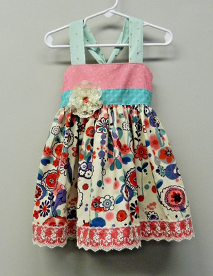 Girls size 3/4 Sun Dress/Top Floral design