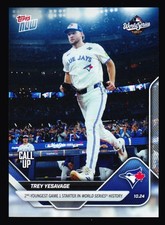 Trey Yesavage Blue Jays Game 1 Starter vs Dodgers 2025 Topps NOW #894 SP Base Rc
