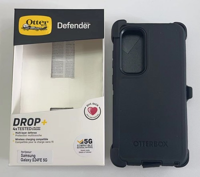 #ad OtterBox Defender Series Case With Belt Clip For Samsung Galaxy S24 FE 5G Black $19.99