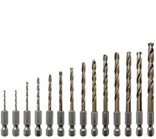 NordWolf 14-Piece Metric Cobalt Drill Bit Set for Stainless Steel & Hard Metals