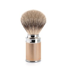 M HLE TRADITIONAL Rosegold Silvertip Badger Shaving Brush