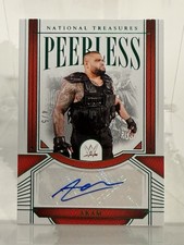 AKAM 2024 Panini National Treasures WWE - Peerless Signatures Green /5