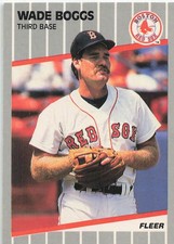 1989 Fleer #81 Wade Boggs