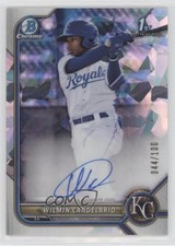 2022 Bowman Chrome Prospect Atomic Refractor 44/100 Wilmin Candelario Auto 0nr3