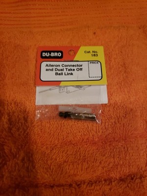 Du-Bro - Aileron Connector & Dual Take Off Ball Link - New Part 183 - JT25
