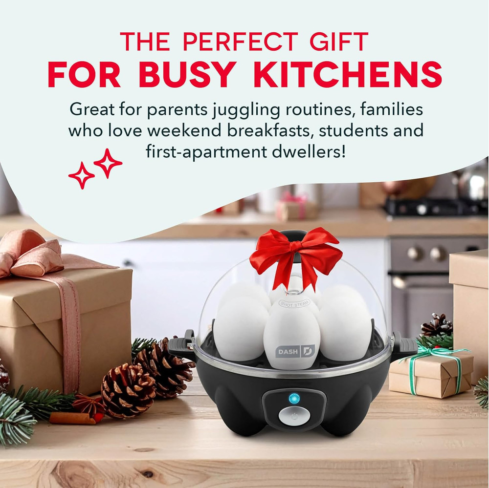 Rapid Egg Cooker - Boiler, Poacher & Steamer - Includes Measuring & Recipe Guide