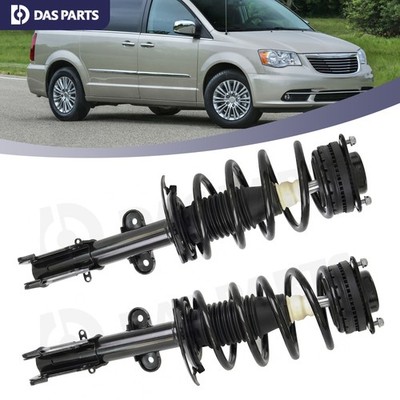 Pair Front Struts for 08 - 20 Dodge Grand Caravan Volkswagen Routan Chrysler