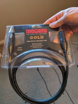 Mogami Silver Series XLR Microphone Cable - Black, 6ft