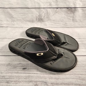 Oakley Hydrofree Flip Flops Men\'s 8 Black Athletic Sandals 10138-001 NEW! Oakley [14] HydroFree Sandal Men main image 3