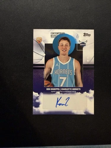 Kon Knueppel 2025 TOPPS Rookie Rc Auto Autograph Signature