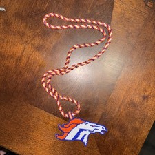 Denver Broncos X2 Native American beaded Medallion necklace Set Of 2