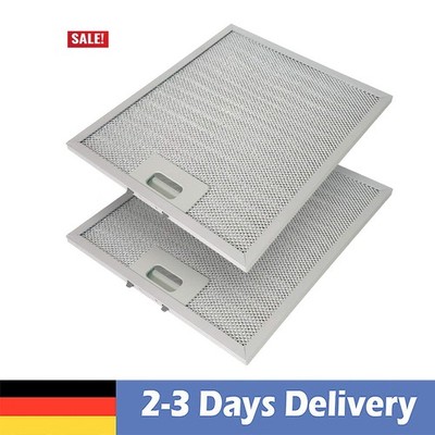2x Dunstabzugshauben Metall Fettfilter 320 x 260mm Fettfilter Ersatzfilter