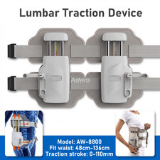 Back Stretcher, Lumbar Traction Device, Spine Decompression Belt for Pain Relief