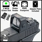 TSA®️ Red Dot Shake Awake Green Dot + Adapter for GLOCK® MOS 17 19 19X 45 47