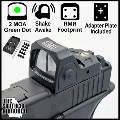 TSA® PRODUCT LINE TSA®️ Red Dot Shake Awake Green Dot + Adapter for GLOCK® MOS 17 19 19X 45 47