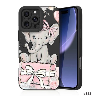Phone Cover Elephant Design Case For iPhone Air 16 17e & Samsung Galaxy S25 S26+