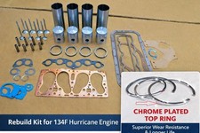 Engine Rebuild Kit Fits Willys Jeep 134 F-head 1950-72 Complete With Sleeve Std