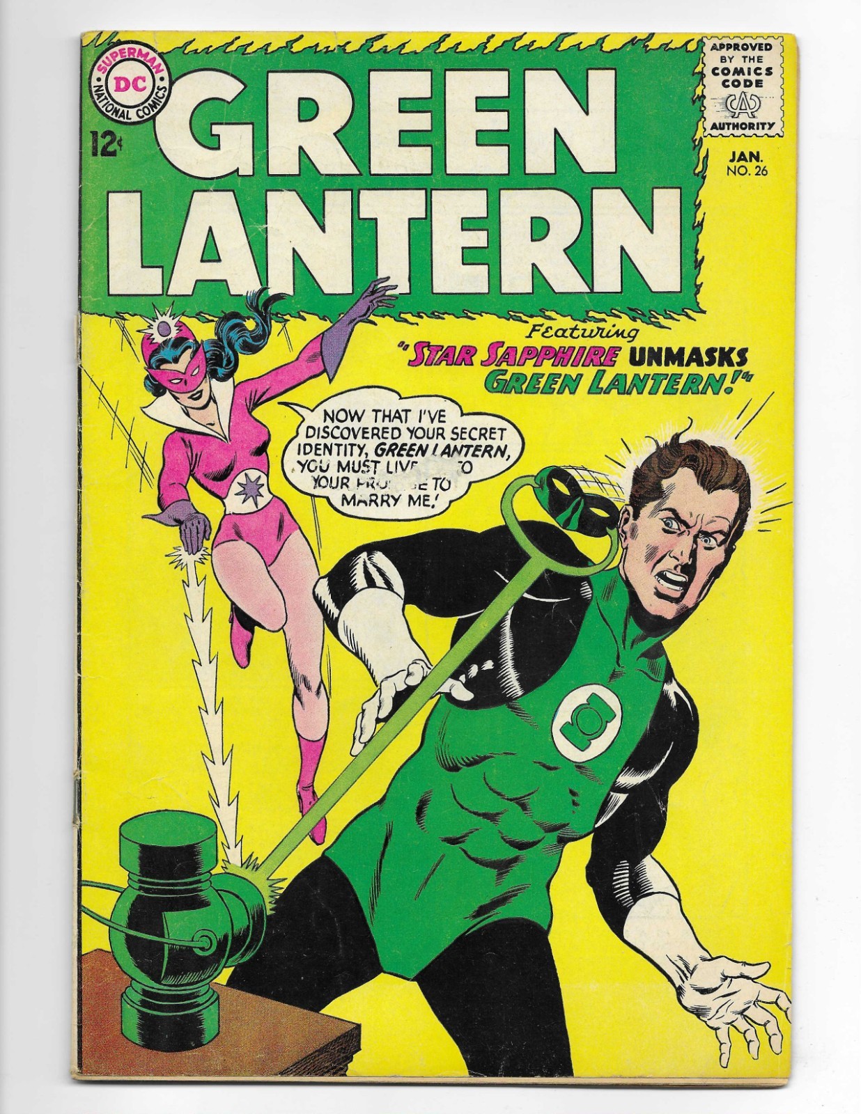Green Lantern 26 1964 DC Comics VG 4.0 Star Sapphire Thomas Kalmaku