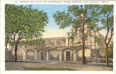 San Antonio Texas Mission San Juan de Capistrano 18th Century