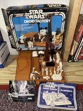 Star Wars 1979 Droid Factory Complete w Box Blueprints & Catalog