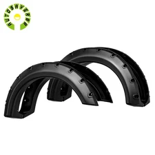 4X Fender Flares for 2004-2008 Ford F150 F-150 Pocket Rivet Smooth Bolt On Style