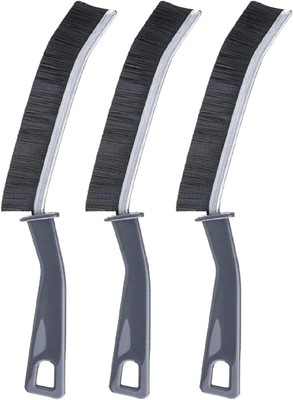 3Pcs Gap Cleaning Brush, Crevice Dead Corners Black 