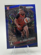2025 Panini Prizm WNBA #61 Te-Hina Paopao Blue Velocity Prizms