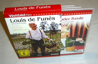 3 DVD Box Lois de Funes - und seine ausserirdischen Kohlköpfe BRUST ODE KEULE