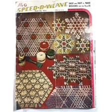 Lily Speed - O - Weave Book 95-S - Vintage 1950s Instructions for Place Mats, v