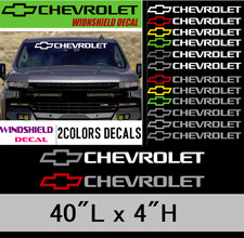 Chevrolet Windshield Decal For Truck Cars Redwhite Redsilver Ws32 Chevrolet Windshield Decal For Truck Cars Redwhite Redsilver Ws32