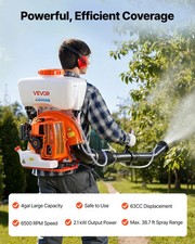 Backpack Fogger Sprayer, 63CC 3HP Engine, Gas Powered Fogger Sprayer with 4 Gal