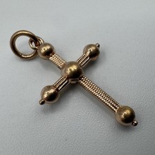 Petite croix ancienne - plaque or